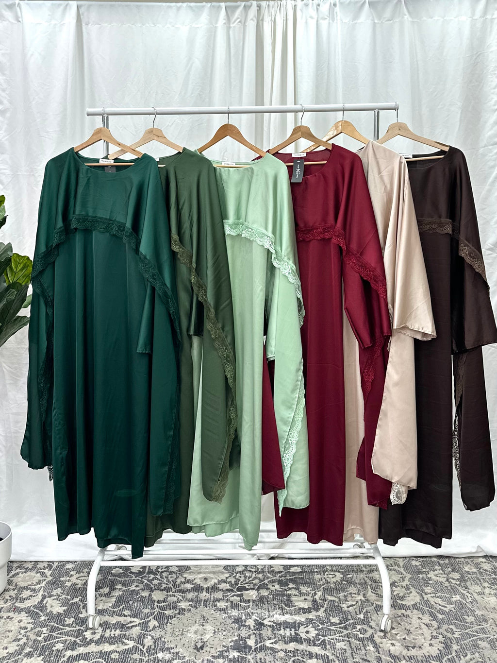 Lace Cape Dress - Faiza's Closet 