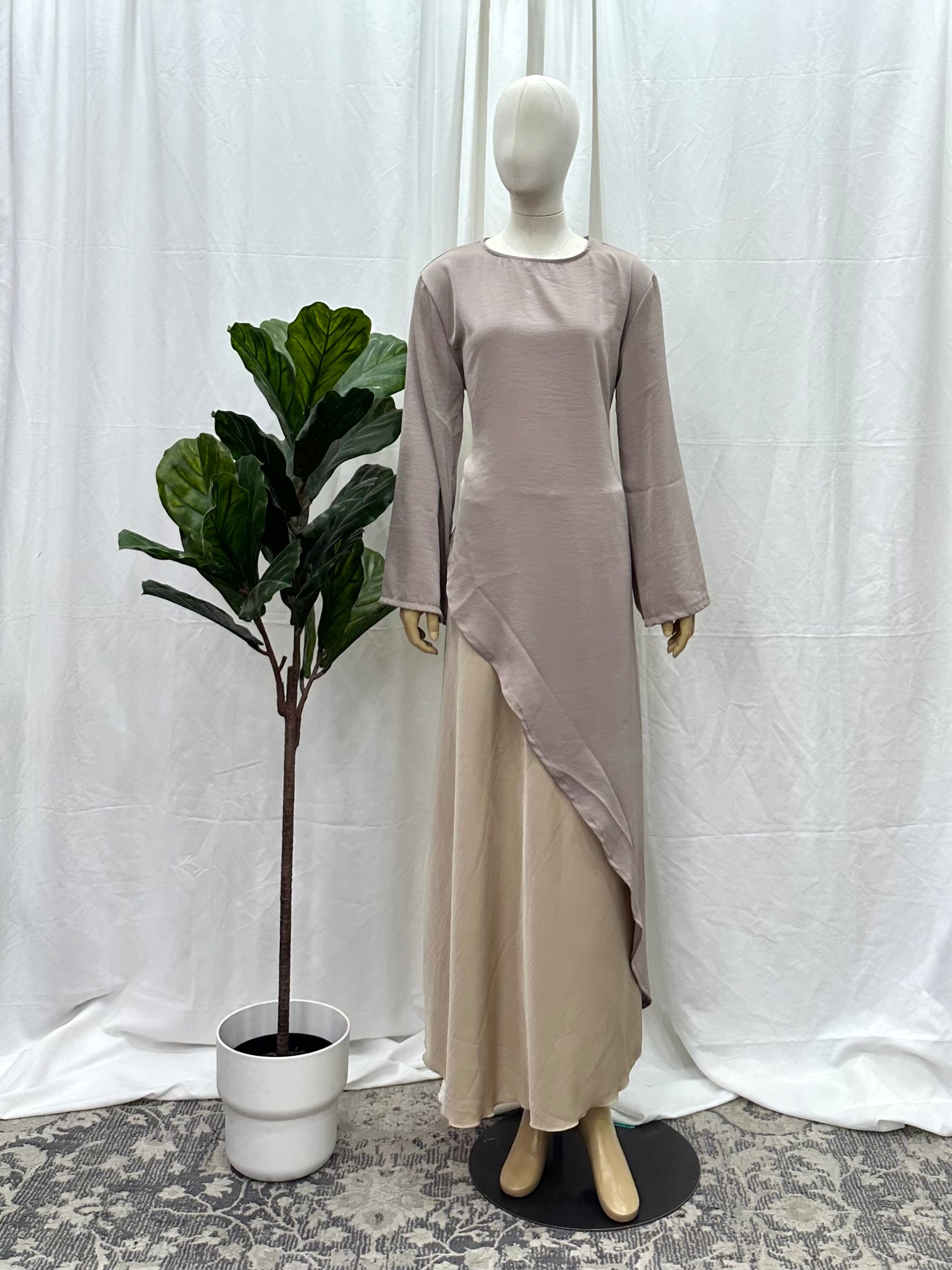 Asymmetrical Skirt Coord