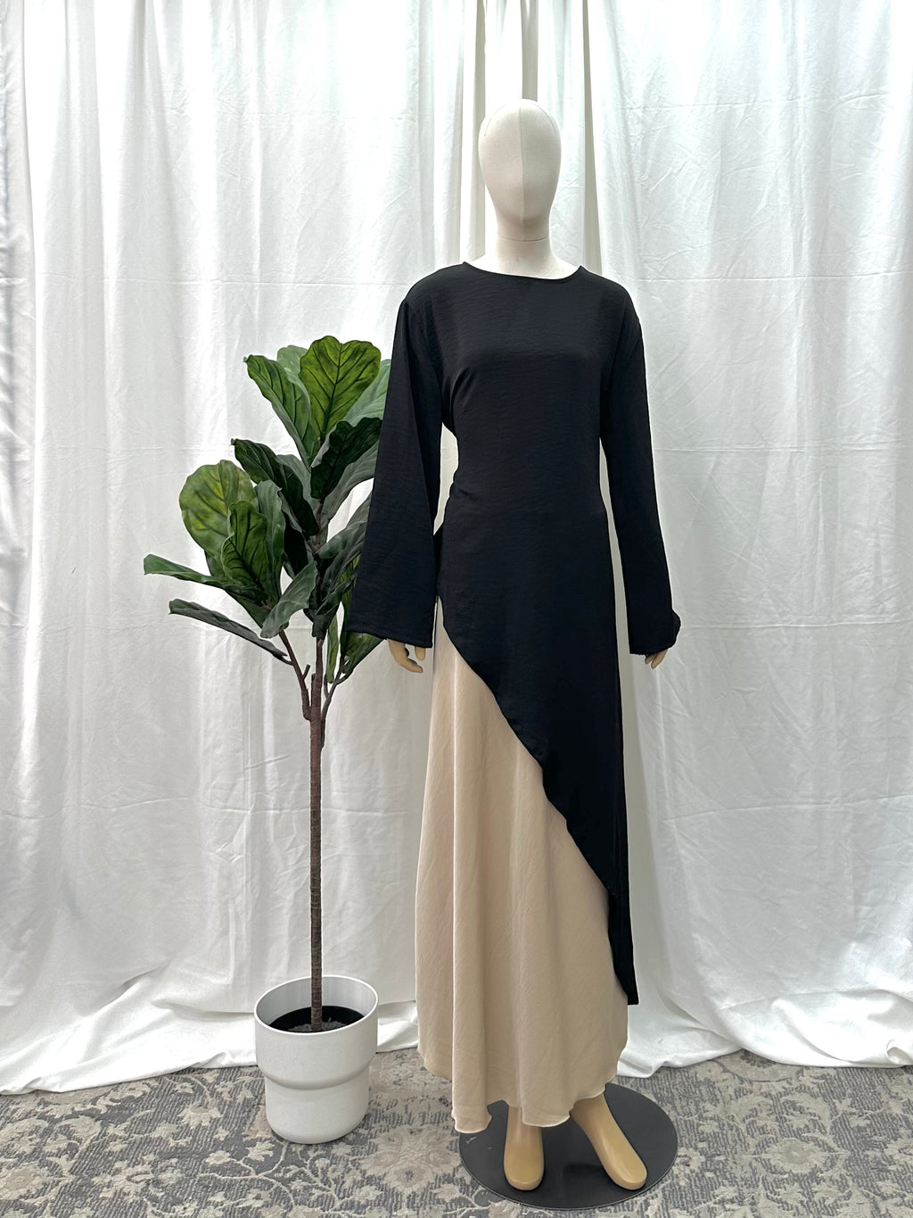 Asymmetrical Skirt Coord