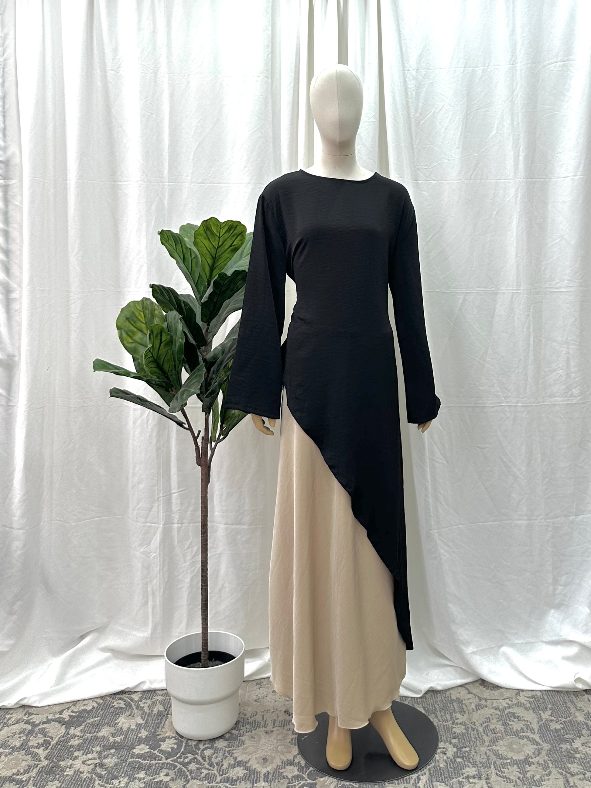 Asymmetrical Skirt Coord
