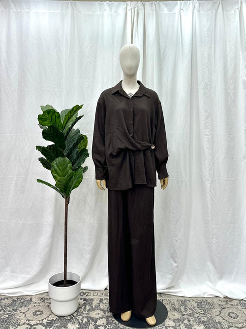 Button Down Coord - Faiza's Closet 