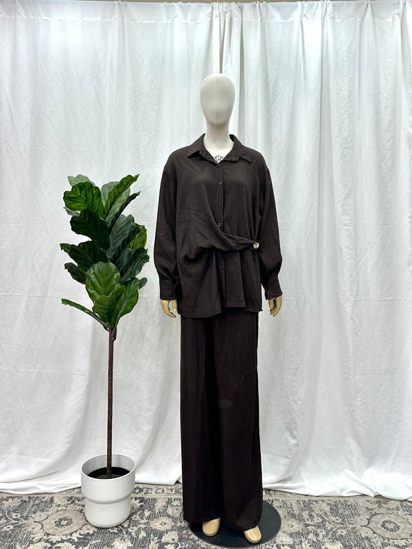 Button Down Coord - Faiza's Closet 