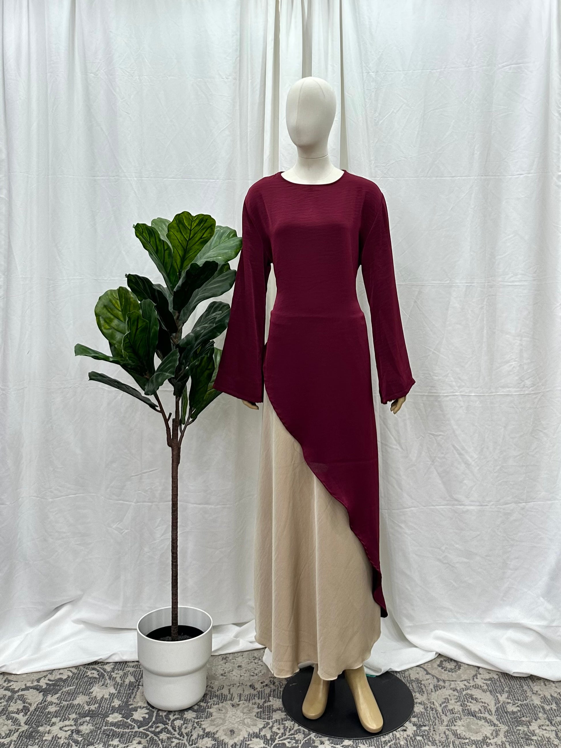 Asymmetrical Skirt Coord