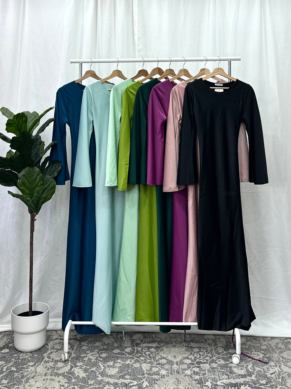 Satin Tie Back Dress