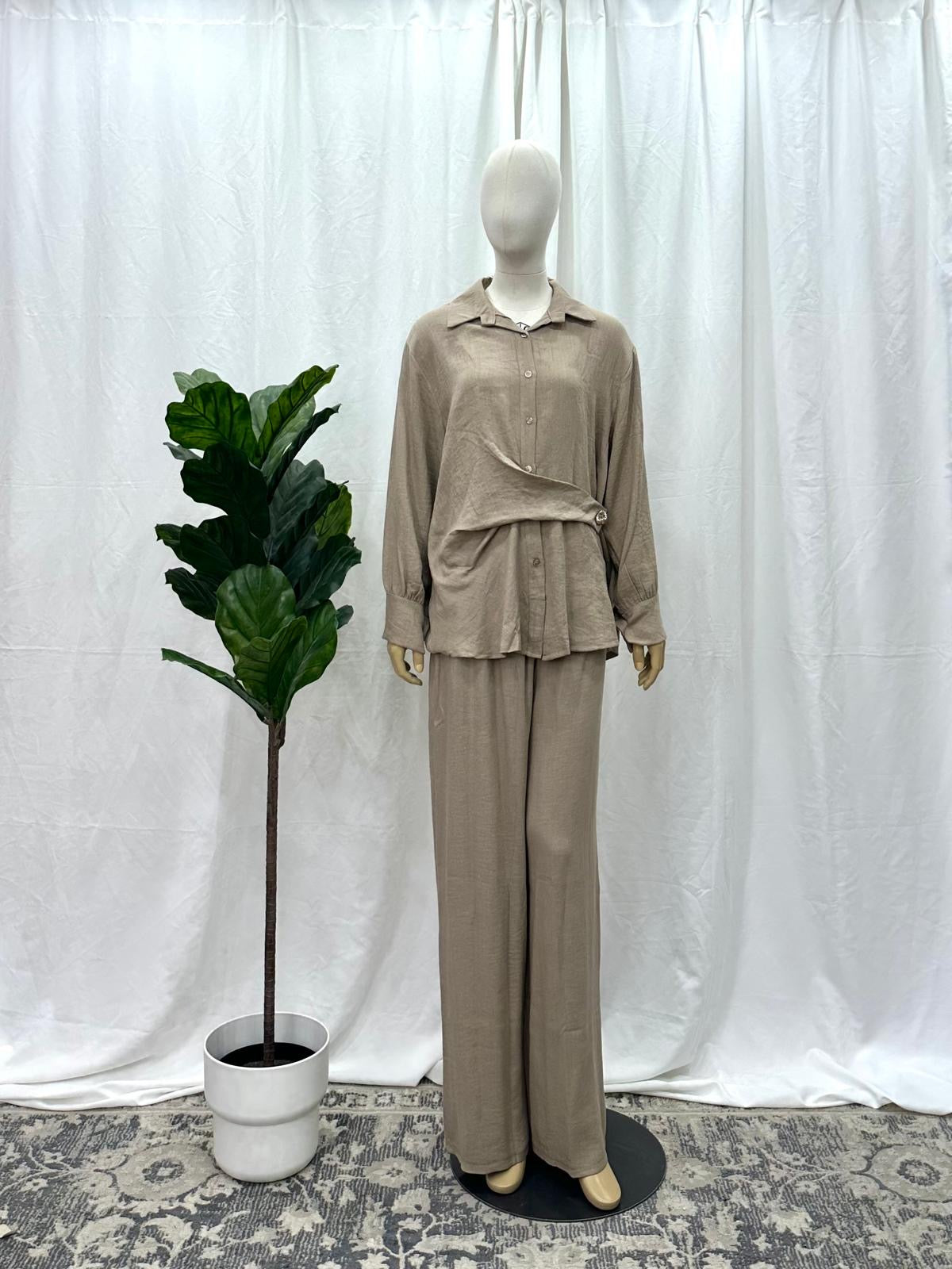 Button Down Coord - Faiza's Closet 