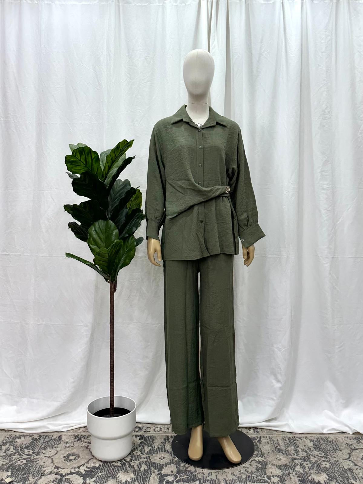 Button Down Coord - Faiza's Closet 