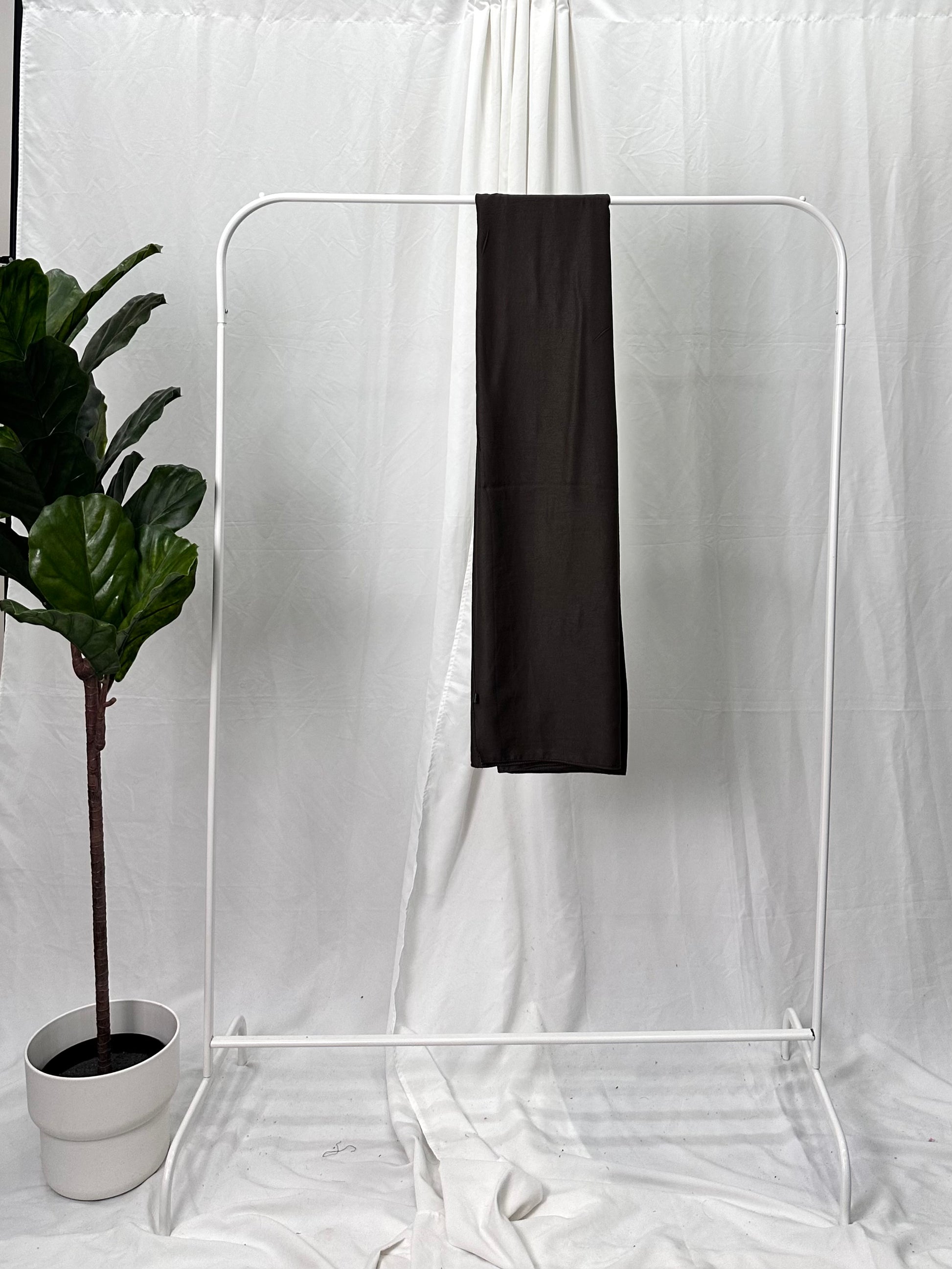 Espresso Brown Modal Hijab - Faiza's Closet 