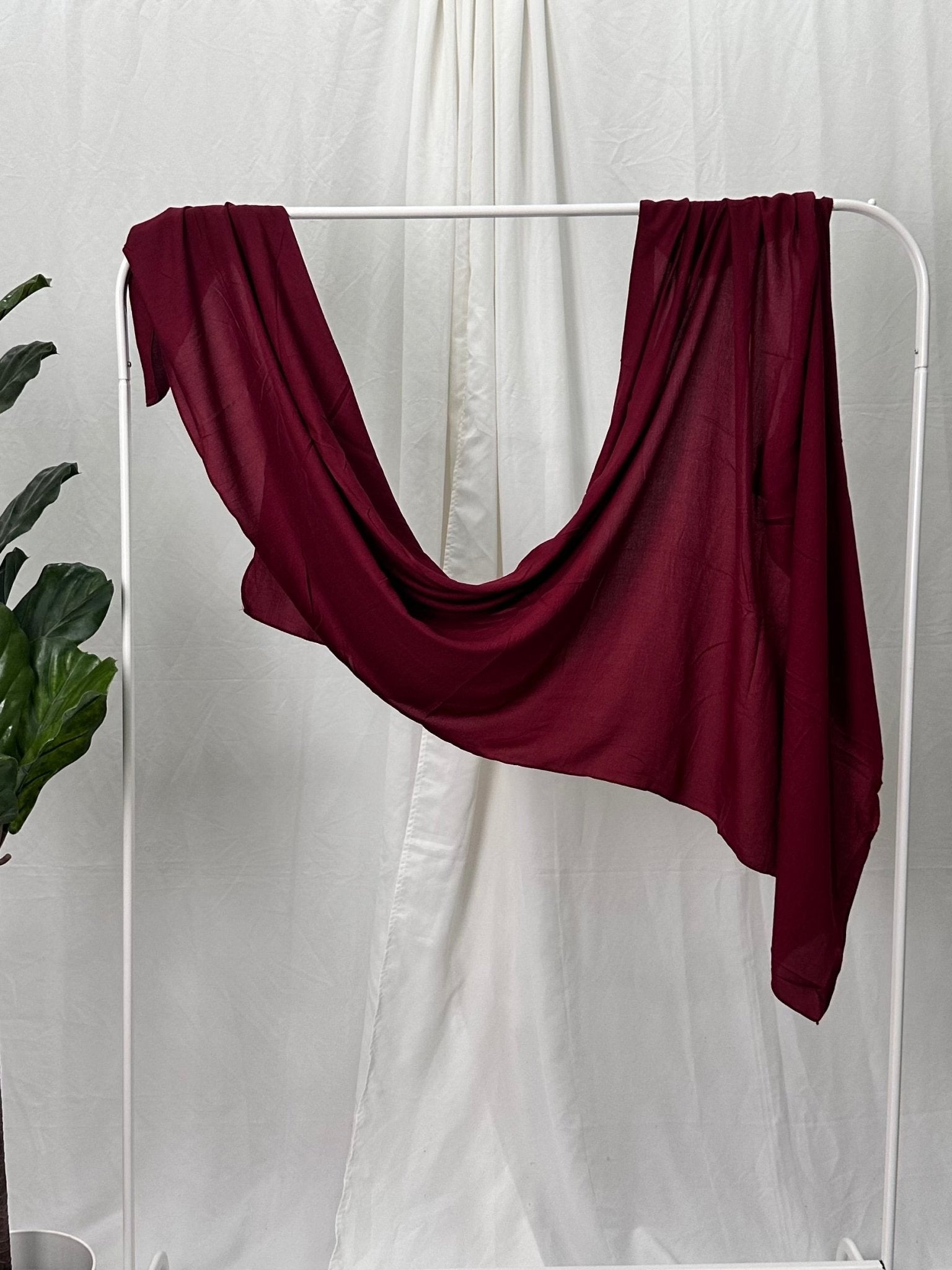 Burgundy Modal Hijab