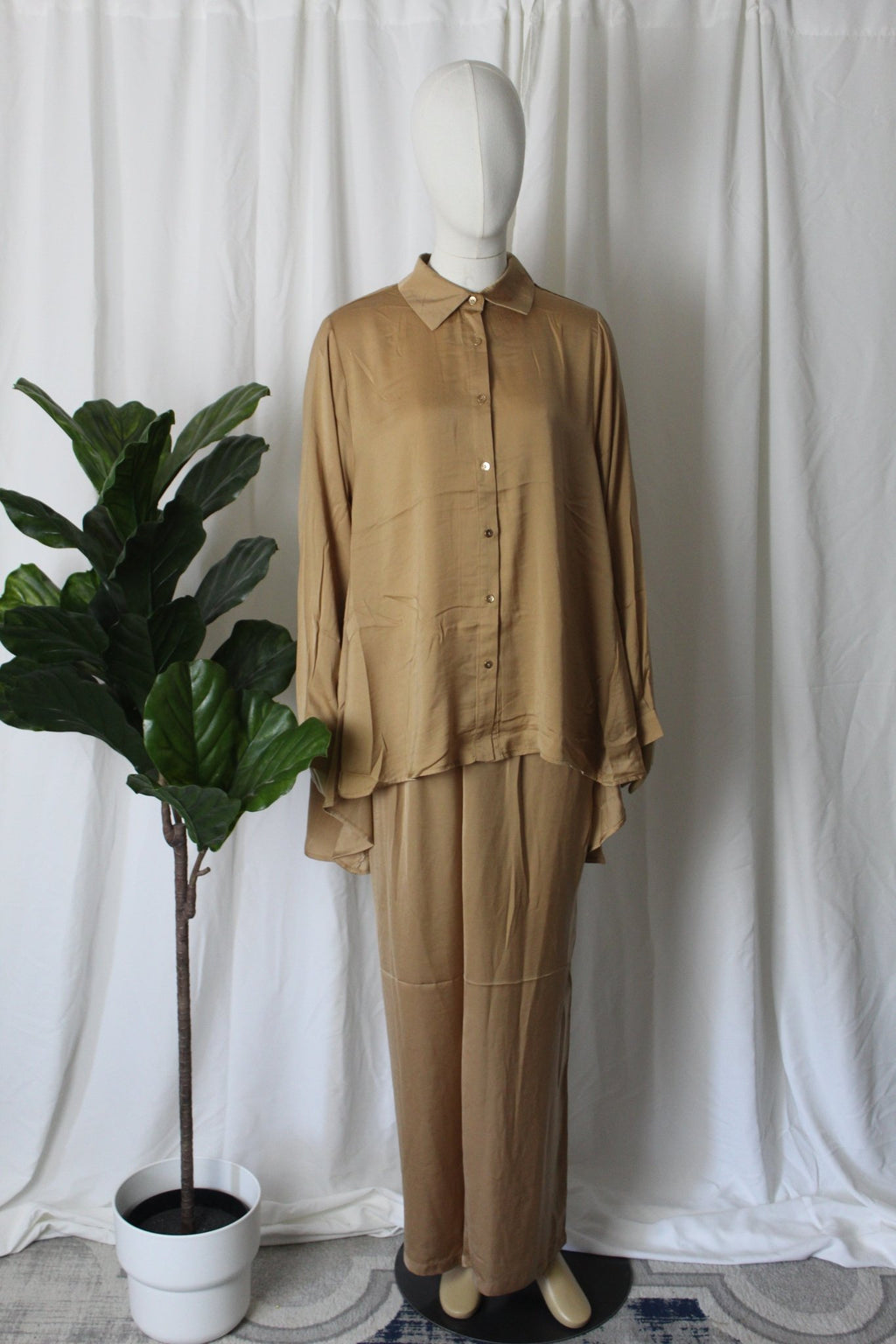 Button Down Coord Set - Faiza's Closet 