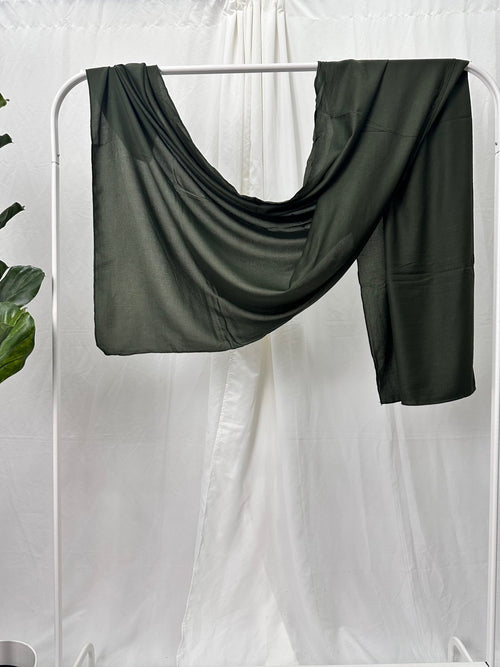 Army Green Modal Hijab