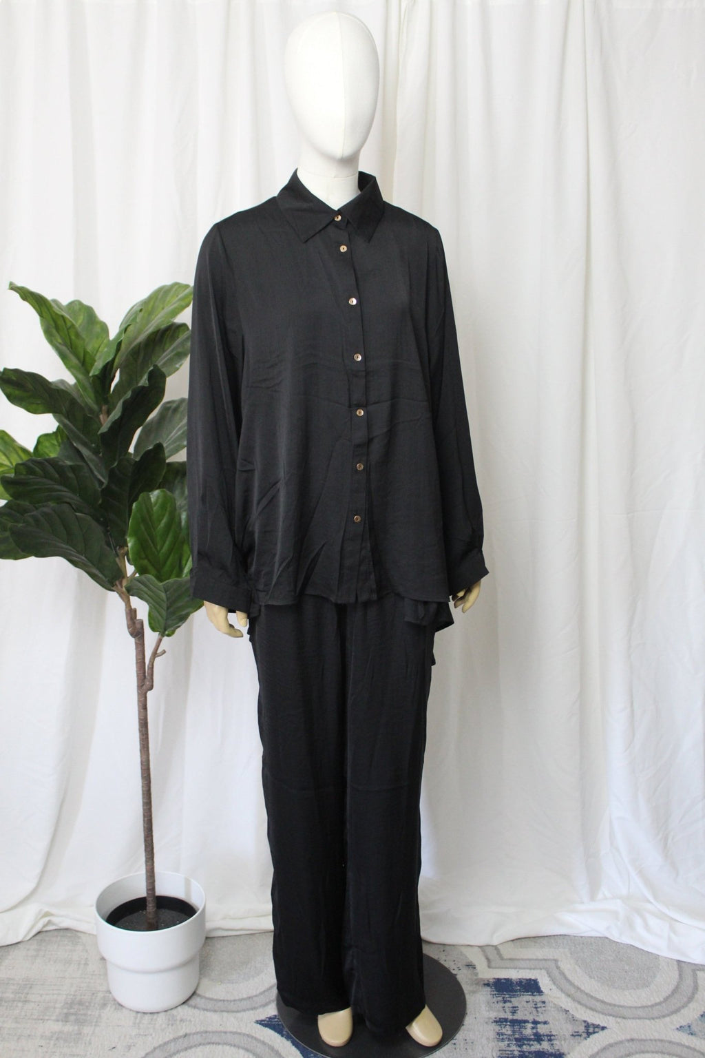 Button Down Coord Set - Faiza's Closet 