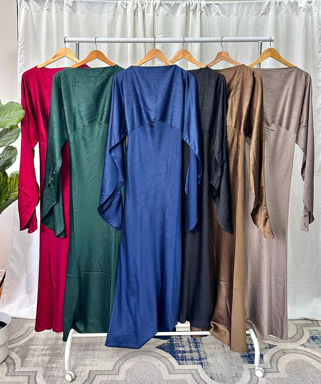 Satin Tie Back Dress