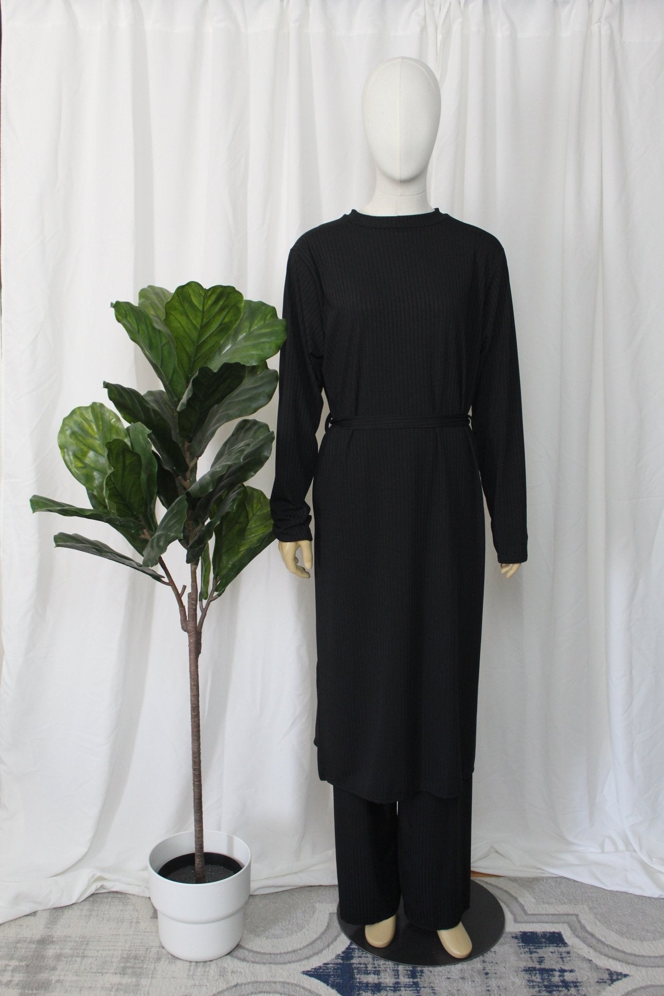 Ribbed Maxi Set - Faiza's Closet 