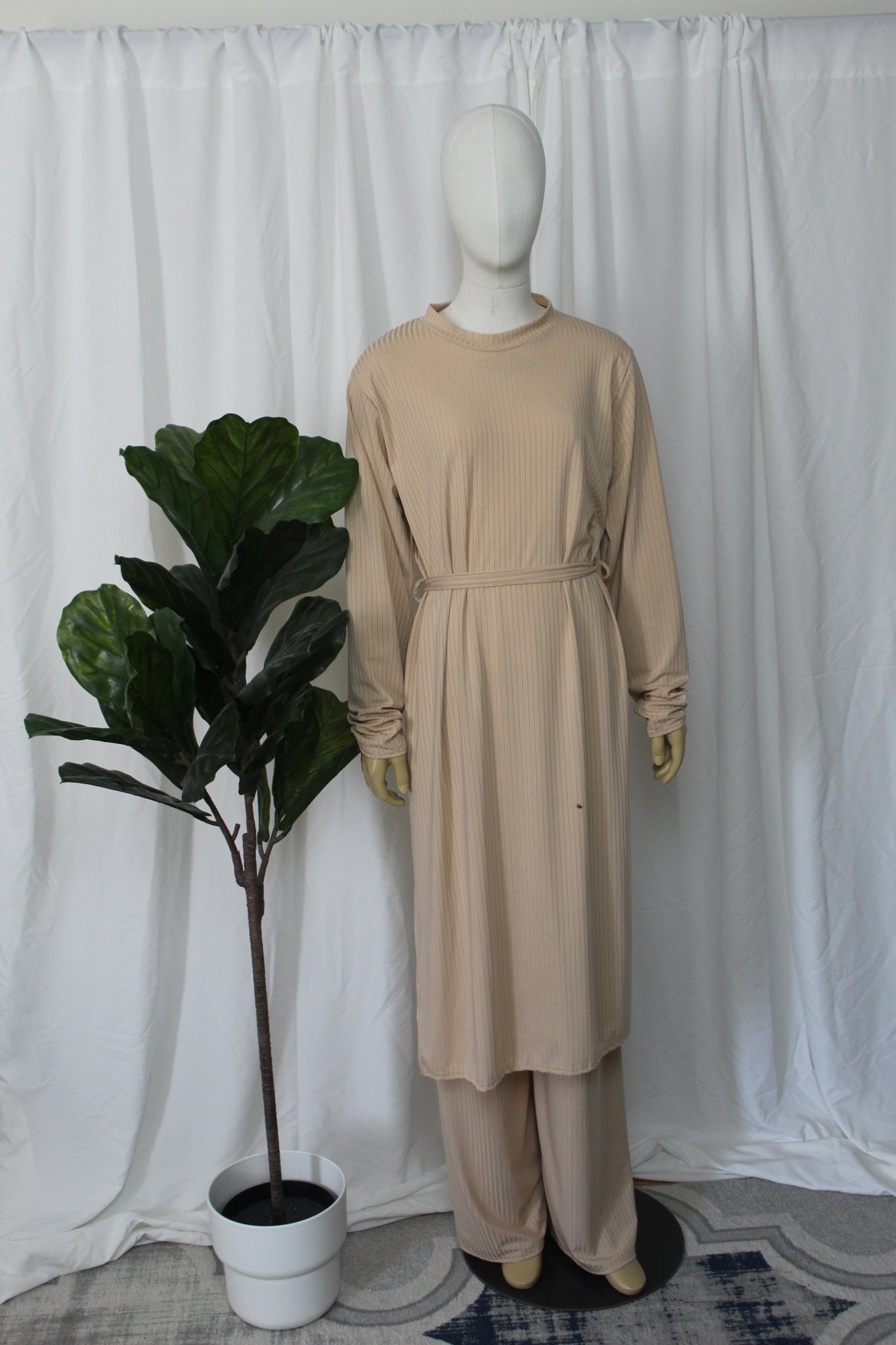 Ribbed Maxi Set - Faiza's Closet 
