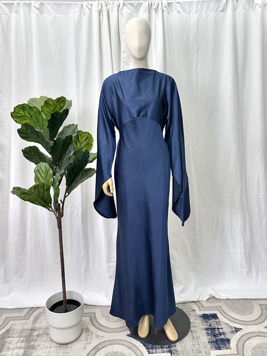 Satin Tie Back Dress