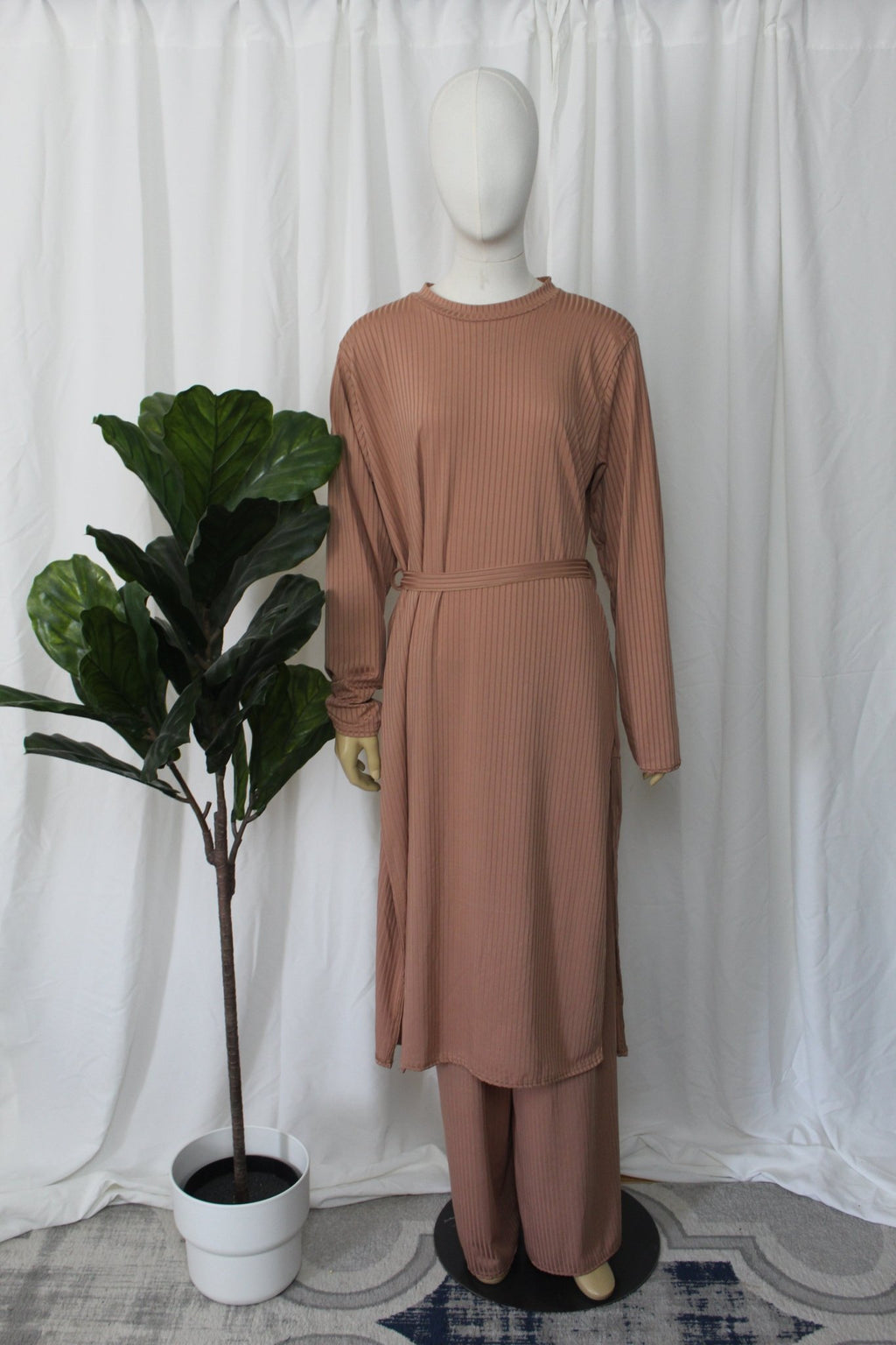 Ribbed Maxi Set - Faiza's Closet 