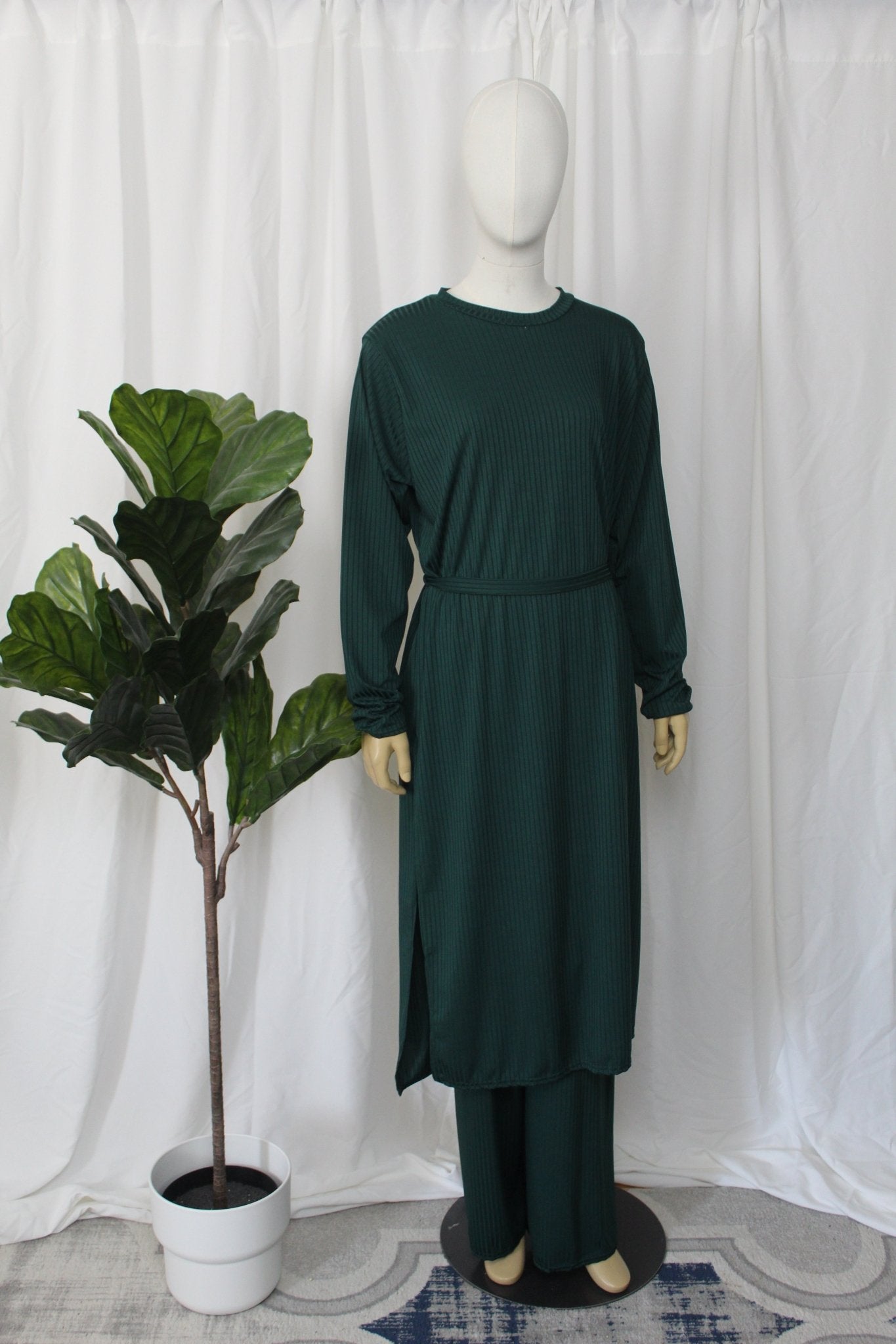 Ribbed Maxi Set - Faiza's Closet 