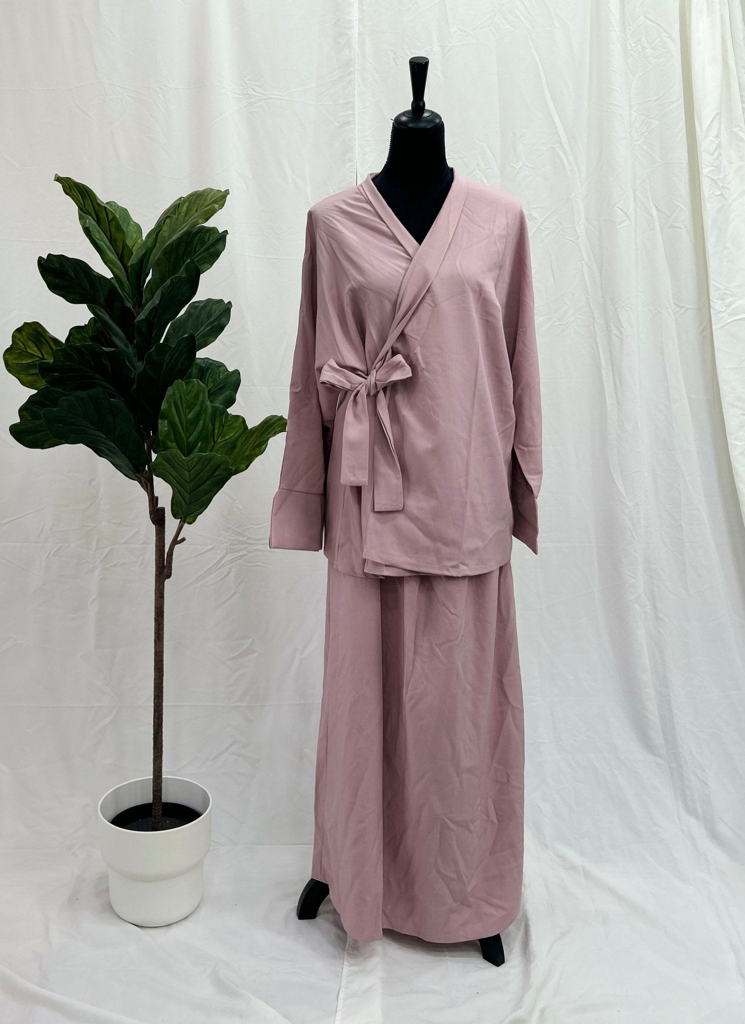 Wrap Skirt Coord Set - Faiza's Closet 