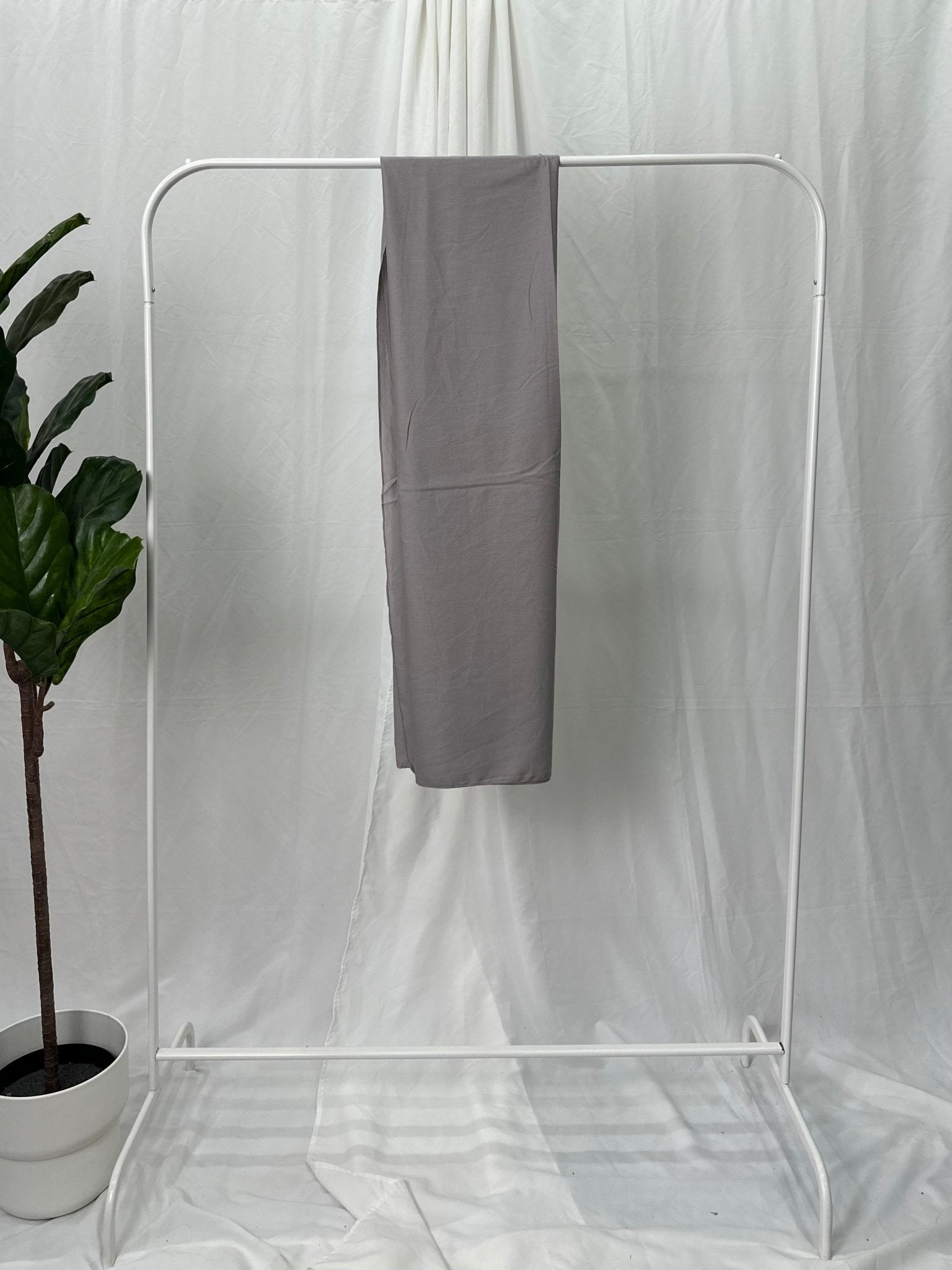 Grey Modal Hijab - Faiza's Closet 